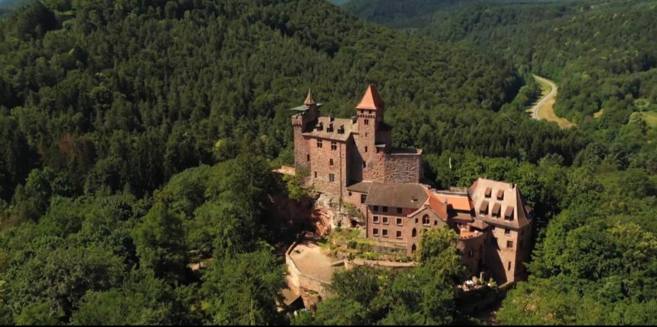 Ferienwohnung Am Waldrand Lemberg Exterior foto